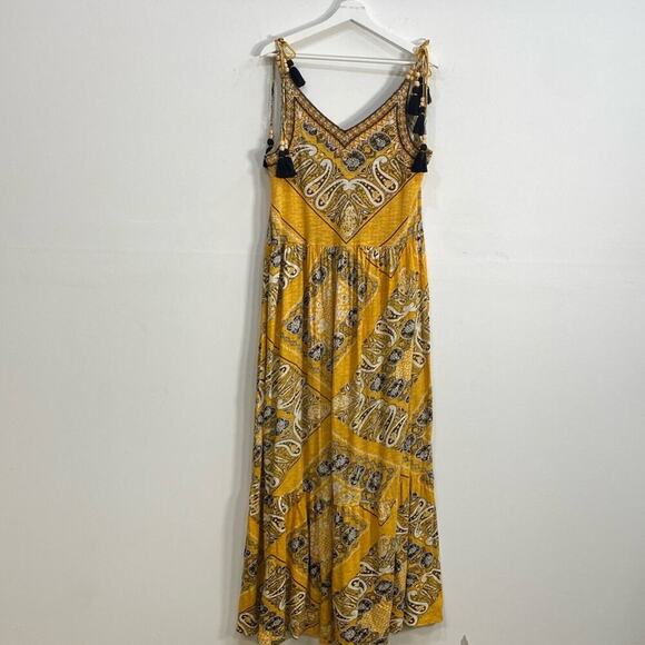 Soft Surroundings Paisley Boho Cotton Sleeveless Dress Medium - Picture 3 of 14